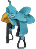 Load image into Gallery viewer, King Series Stratford Suede Barrel Saddle
