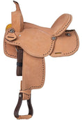 Load image into Gallery viewer, King Series Stratford Suede Barrel Saddle
