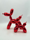 Load image into Gallery viewer, Balloon Dog Sculpture Set - Red Chrome Edition - red chrome balloon dog sculpture set, luxury sculpture, product image 3
