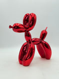 Load image into Gallery viewer, Balloon Dog Sculpture Set - Red Chrome Edition - red chrome balloon dog sculpture set, luxury sculpture, product image 4
