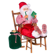 Kurt Adler 16-Inch Kringle Klaus Sitting in Chair