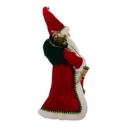 Kurt Adler 17-Inch Kringle Klaus Fancy Santa with Stocking