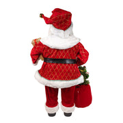 Kurt Adler 36-Inch Kringles Battery-Operated Santa With Bag and Tree