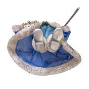 Kurt Adler 18-Inch  Kringles Blue and Platinum Santa