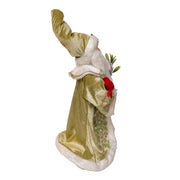 Kurt Adler 18-Inch Kringles Mistletoe Kisses Santa table piece