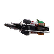 Kurt Adler whimsical 14-Inch Kringles Motorcycle Santa with Giftbag
