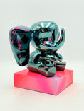 Load image into Gallery viewer, Love Elephant Sculpture - Blue Chrome Edition - blue chrome love elephant sculpture, luxury decorative object, product image…
