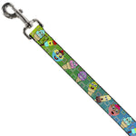 Dog Leash - Ice Cream Cone & Popsicle Expressions/Squares Multi Color
