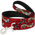 Dog Leash - Lucky Red