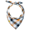 Load image into Gallery viewer, Tobacco Plaid Dog Bandana
