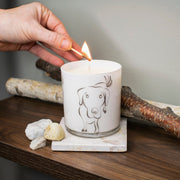 Large Dog Jar Candle - Big Stick Scent