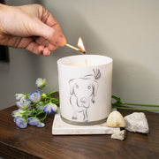 Large Dog Jar Candle - Wet Dog Scent