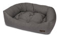 Load image into Gallery viewer, Lark Graphite Napper Bed by Southlake Paws, featuring a soft, plush design in a stylish graphite color.
