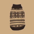 Load image into Gallery viewer, The Latte | Beige Turtleneck Dog Sweater
