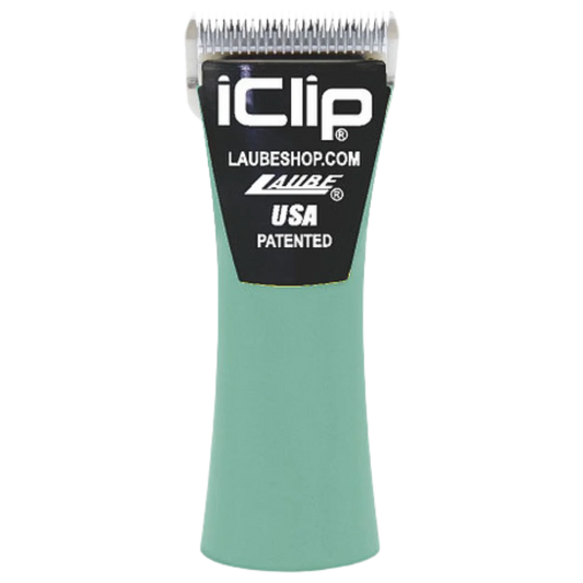 iClip Cordless 2 Speed Clipper Green with Two Batteries by Laube