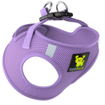 Load image into Gallery viewer, EcoBark Step In Dog Harness - XXXS to Small Breeds- Reflective Soft Mesh Harness for Teacup, Small Dogs and Puppies / Lavender
