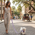 Load image into Gallery viewer, EcoBark Lavender Dog Leash - Comfort Grip Padded Leash - 4ft, 5ft, and 6ft for Small and Medium Dogs
