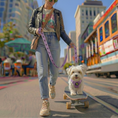 Load image into Gallery viewer, EcoBark Step In Dog Harness - XXXS to Small Breeds- Reflective Soft Mesh Harness for Teacup, Small Dogs and Puppies / Lavender
