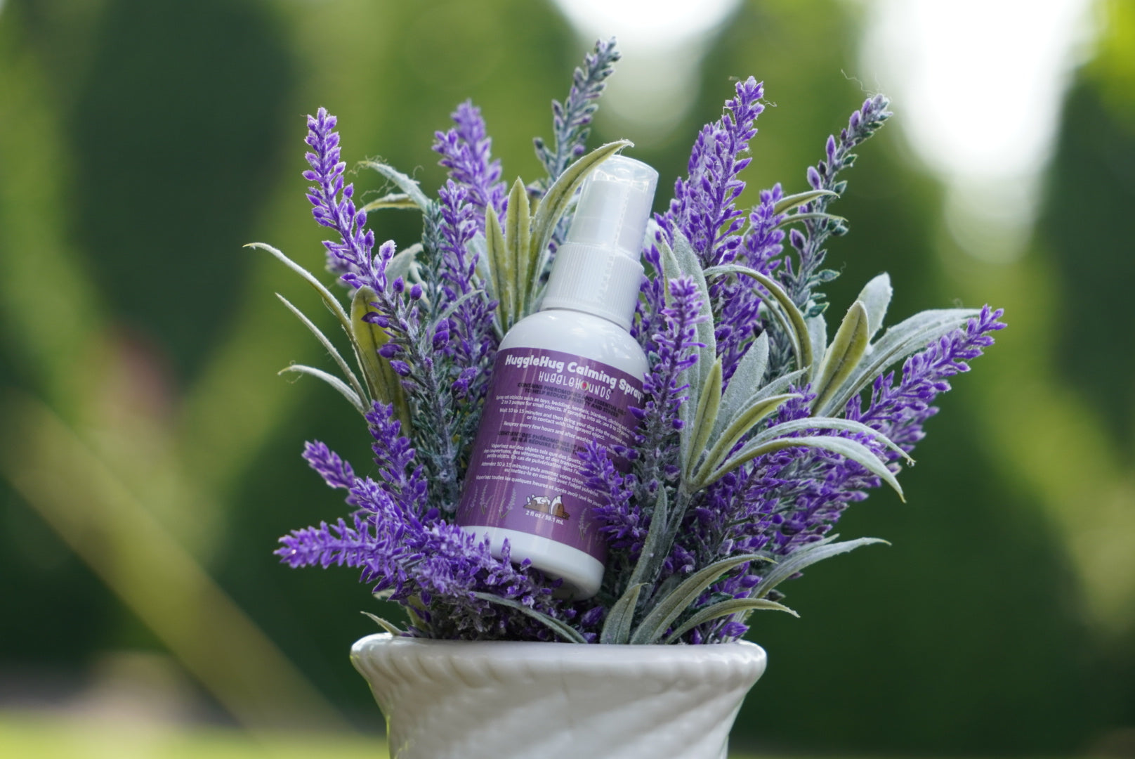 HuggleHug™ Lavender Bone & 2oz Calming Spray Dog Toy Set - image 7
