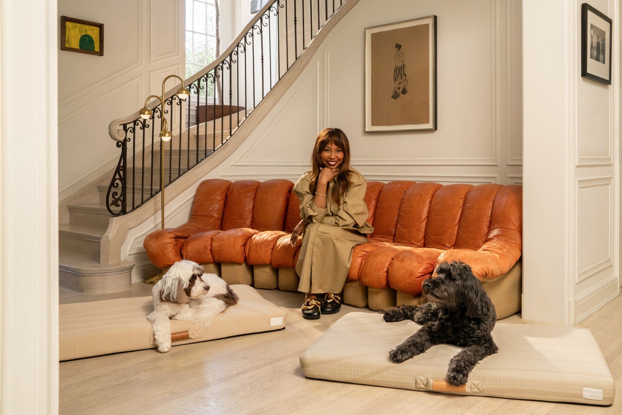 Brigette Romanek | Luxury Pet Throw Blanket - Taupe 