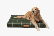Hunter Green Grid | Dog Bed or Bed Cover LAY LO Pets