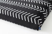 Black Chevron | Boho Dog Bed or Bed Cover LAY LO Pets