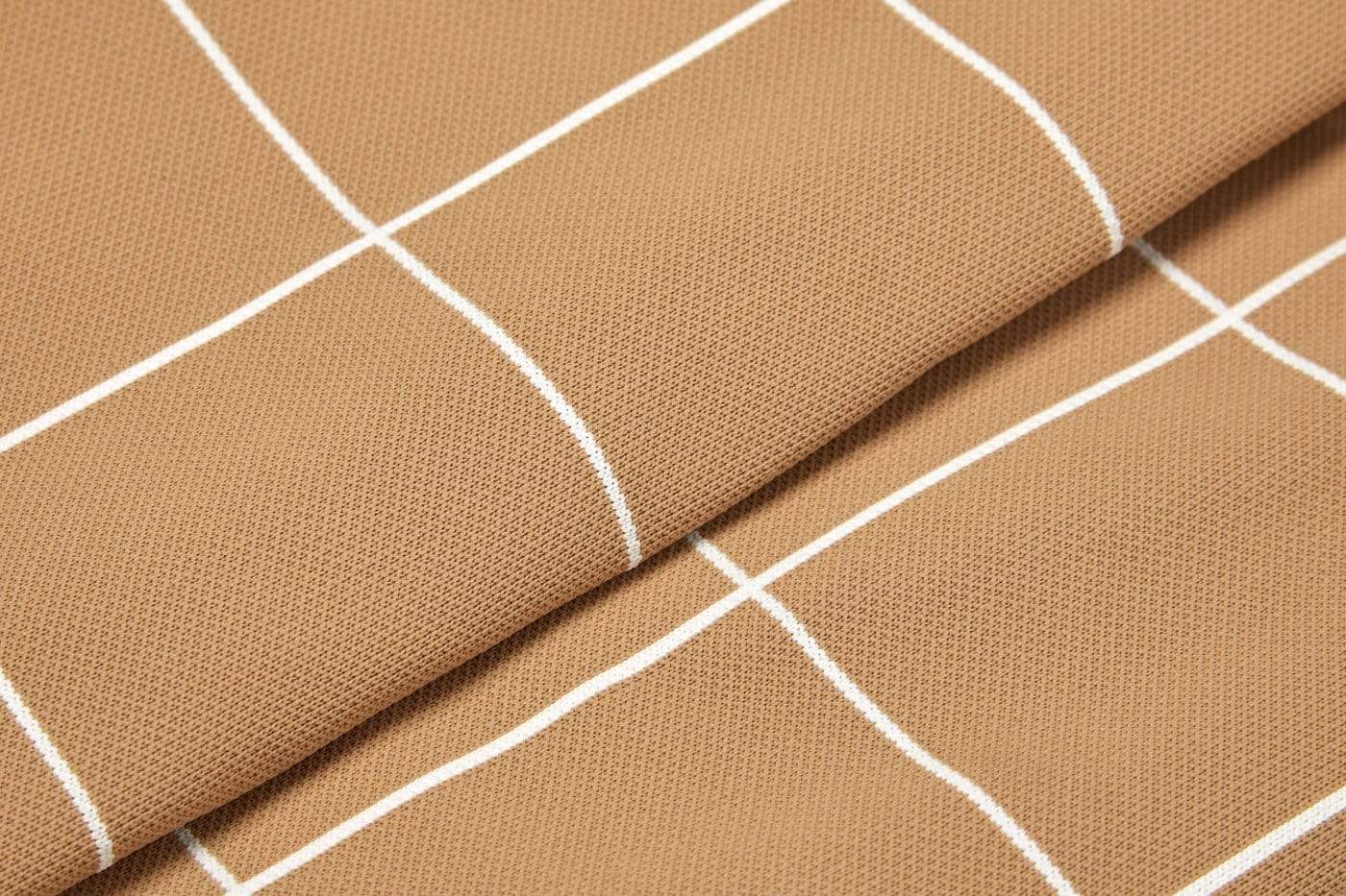Tan Grid | Dog Bed or Bed Cover LAY LO Pets