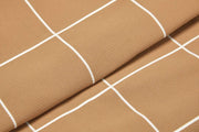 Tan Grid | Dog Bed or Bed Cover LAY LO Pets