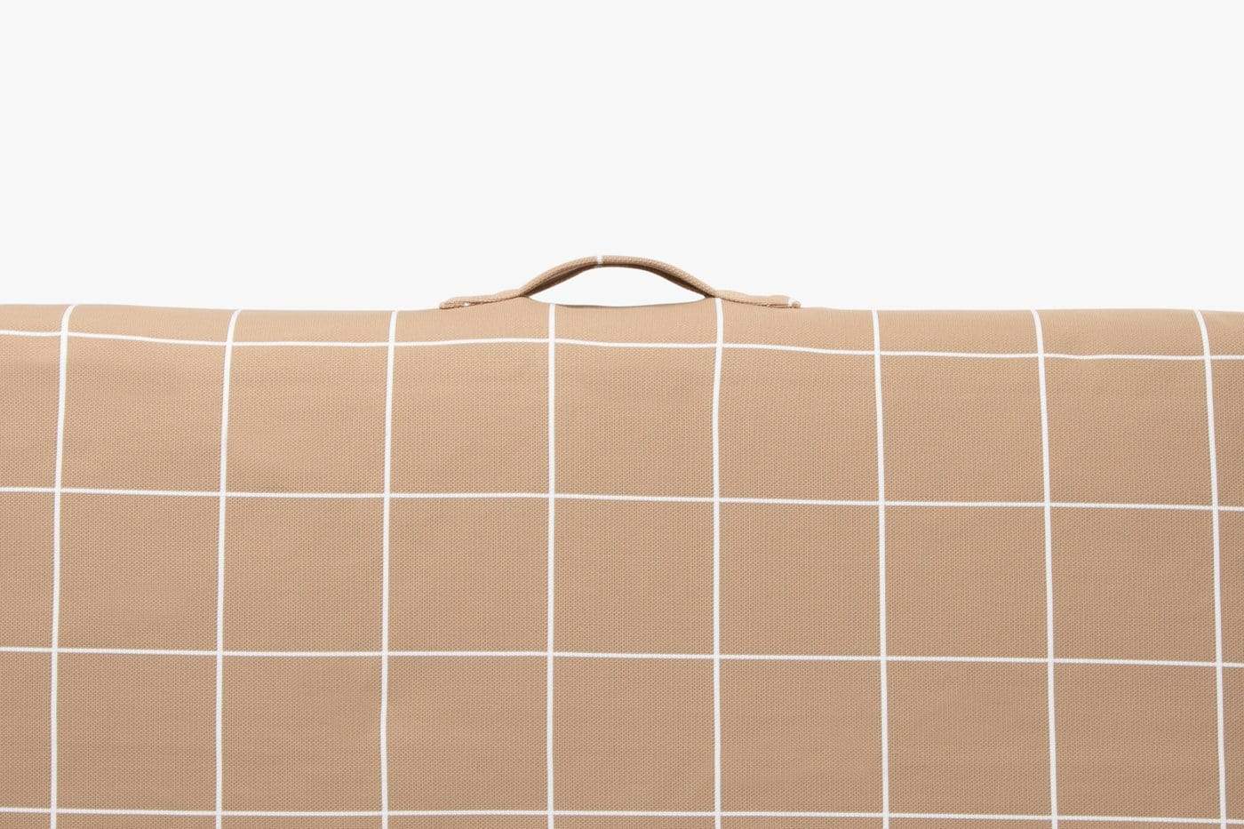 Tan Grid | Dog Bed or Bed Cover LAY LO Pets