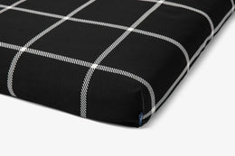Black Plaid Dog Bed | Dog Bed or Bed Cover LAY LO Pets
