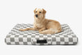 Load image into Gallery viewer, Gray Checker | Dog Bed or Bed Cover LAY LO Pets
