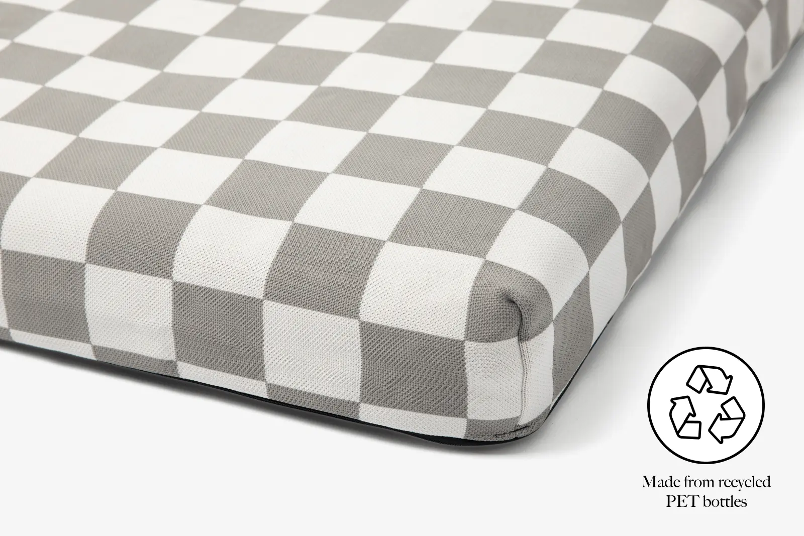 Gray Checker | Dog Bed or Bed Cover LAY LO Pets