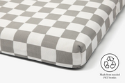 Gray Checker | Dog Bed or Bed Cover LAY LO Pets