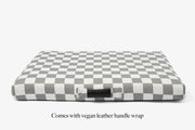 Gray Checker | Dog Bed or Bed Cover LAY LO Pets