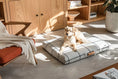 Load image into Gallery viewer, White Plaid | Dog Bed or Bed Cover LAY LO Pets
