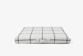 Load image into Gallery viewer, White Plaid | Dog Bed or Bed Cover LAY LO Pets
