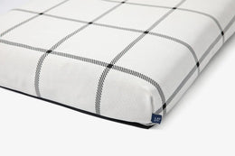 White Plaid | Dog Bed or Bed Cover LAY LO Pets