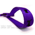 Load image into Gallery viewer, EcoBark Purple Dog Leash- Padded Comfort Grip Leash Dog Pattern - 4ft, 5ft, and 6ft  for XS, Small, and Medium Dogs
