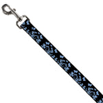 Dog Leash - Butterfly Garden Black/Blue