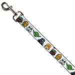 Dog Leash - Star Wars 6-Character Faces White