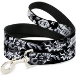 Dog Leash - Death or Glory Black/White