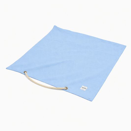 Dog Beds Premium Light Blue Waxed Cotton Canvas Dog Bed Cover