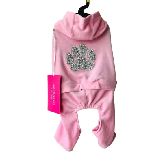 Isaac Mizrahi Doggie Velour Tracksuit - Southlake Paws
