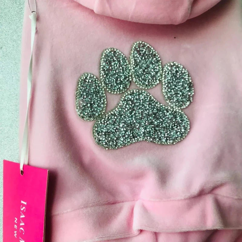Isaac Mizrahi Doggie Velour Tracksuit - Southlake Paws