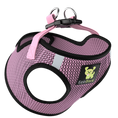 Load image into Gallery viewer, EcoBark Step In Dog Harness - XXXS to Small Breeds- Reflective Soft Mesh Harness for Teacup, Small Dogs and Puppies / Lilac Pink
