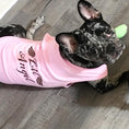 Load image into Gallery viewer, Parisian Pet 'Lil Angel' Dog & Cat T-Shirt – Cute Embroidered Cotton, Comfortable & Stylish – Pink
