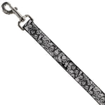 Dog Leash - Zombie Skulls Sketch