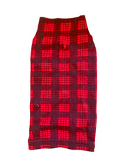 Londoner Plaid, Mockneck, Red/Black 