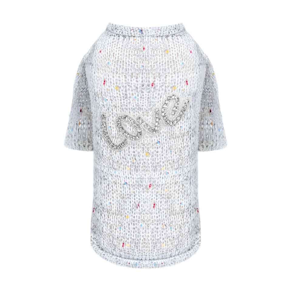 Love Dog Sweater Sweaters - Designer Dog Clothes from Southlake Paws