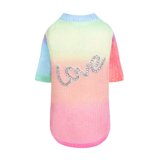 Love Dog Sweater Sweaters - Designer Dog Clothes from Southlake Paws